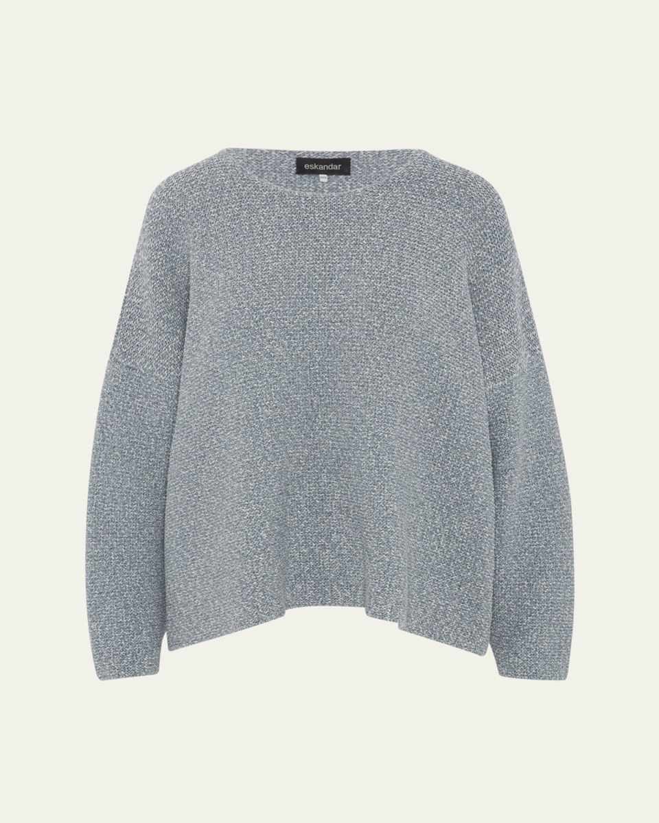 Cropped Bateau Sweater